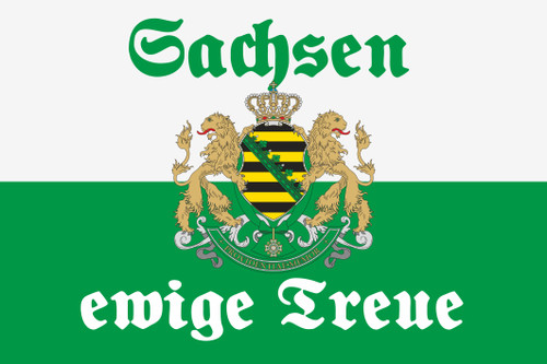 Aufkleber sachsen ewige treue - sachsen,