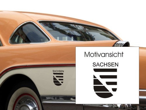 Sachsen wappen 60 mm - wappen,