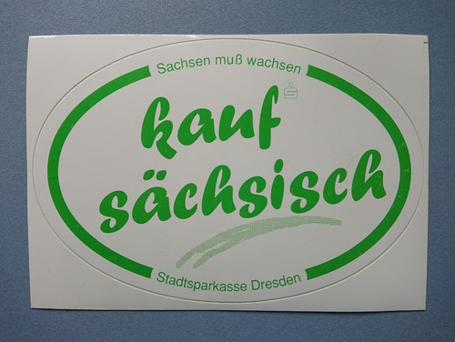 Aufkleber sachsen muss - aufkleber,