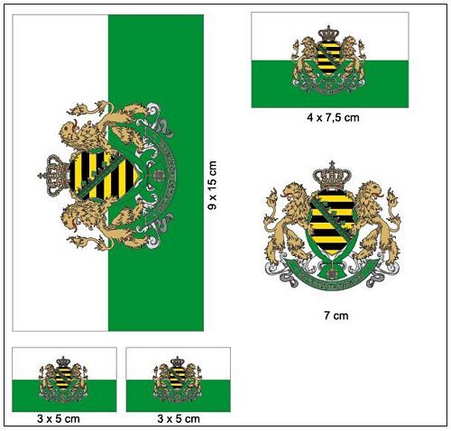 Aufkleber set königreich - aufkleber,