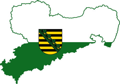 Sachsen konturgeschnitten - x,