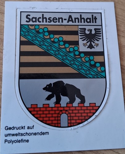 Aufkleber sachsen anhalt - aufkleber,, "sachsen-anhalt"