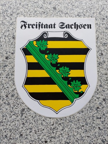 Aufkleber freistaat sachsen - freistaat,